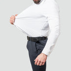Mens Slim Fit Stretch Shirt with Long Sleeves Wrinkle-Free