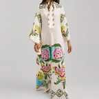 Relaxed Printed Maxi Kaftan Dress