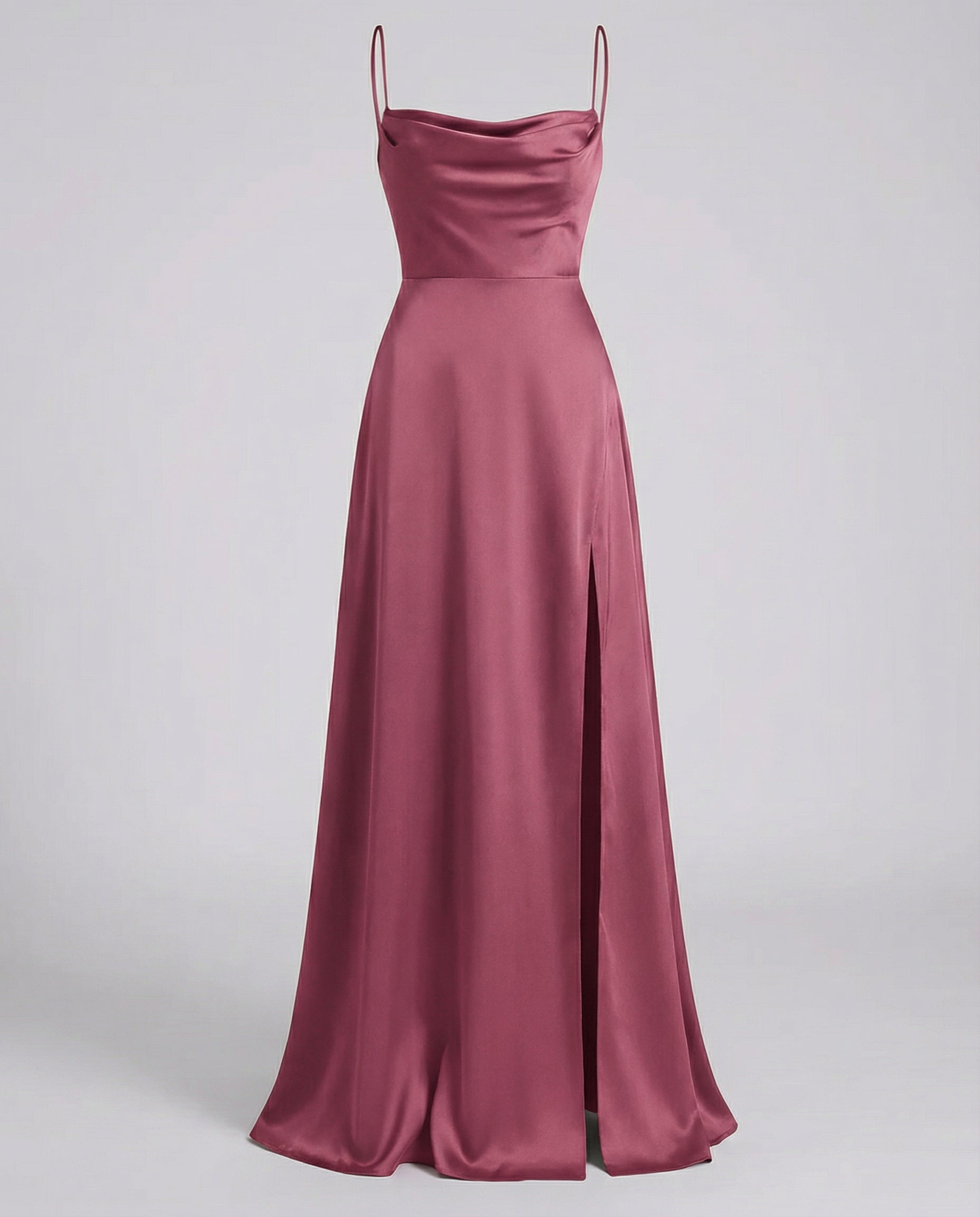 Charlotte | Women’s Sleeveless Evening Maxi Dress With Draped Neckline