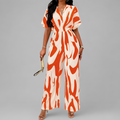 Relaxed Printed Wide-Leg Jumpsuit