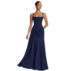 Women's Floor-Length Gathered Skirt Dress
