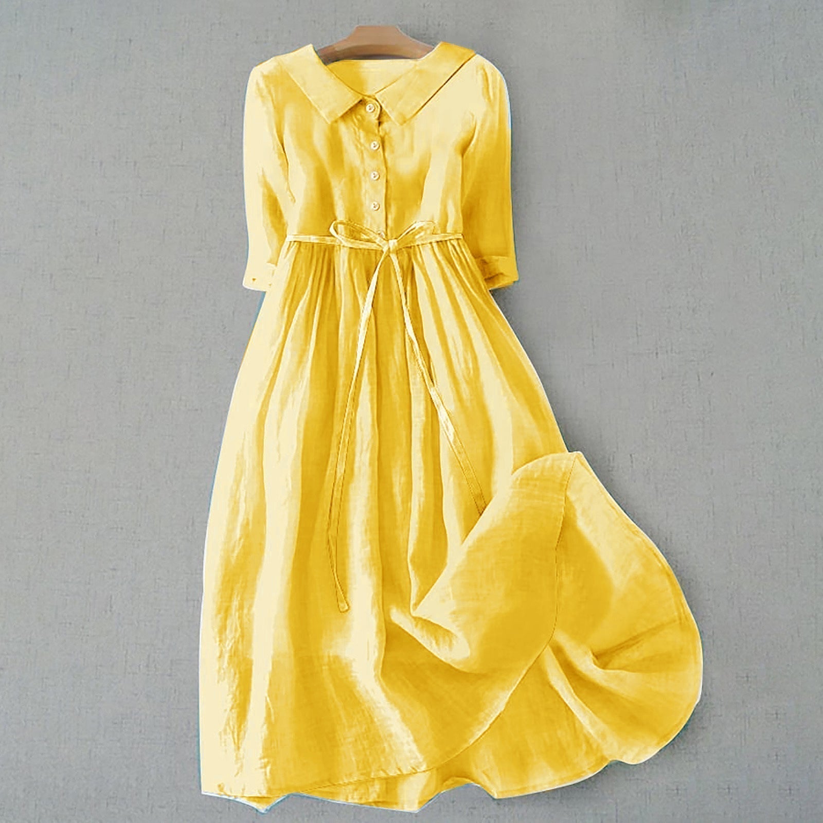 Womens Relaxed Fit Cotton Maxi Summer Dress Casual