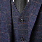 Men's Three Piece Suit With Notch Lapel