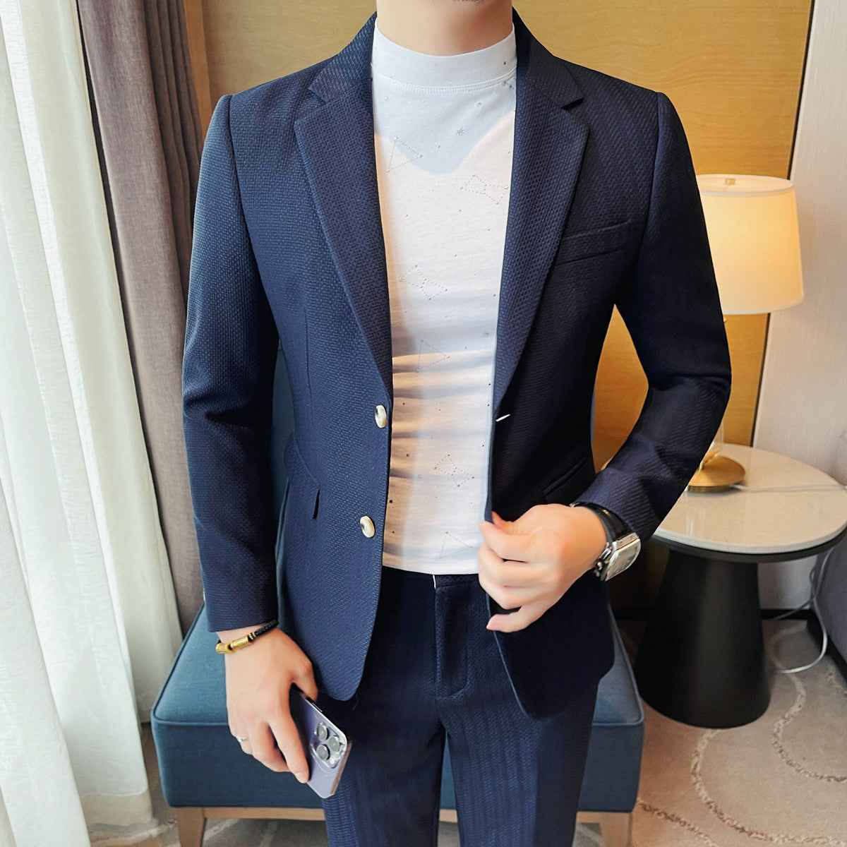 Men's Slim Fit Two Piece Suit