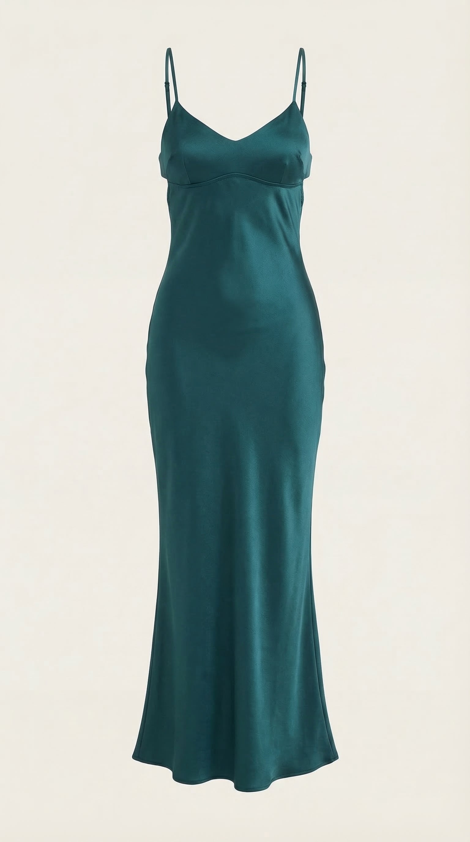 Maxi Dress Women V-Neck Long Sleeves Evening