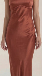 Maxi Dress Women V-Neck Long Sleeves Evening