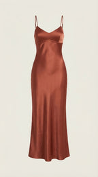 Maxi Dress Women V-Neck Long Sleeves Evening