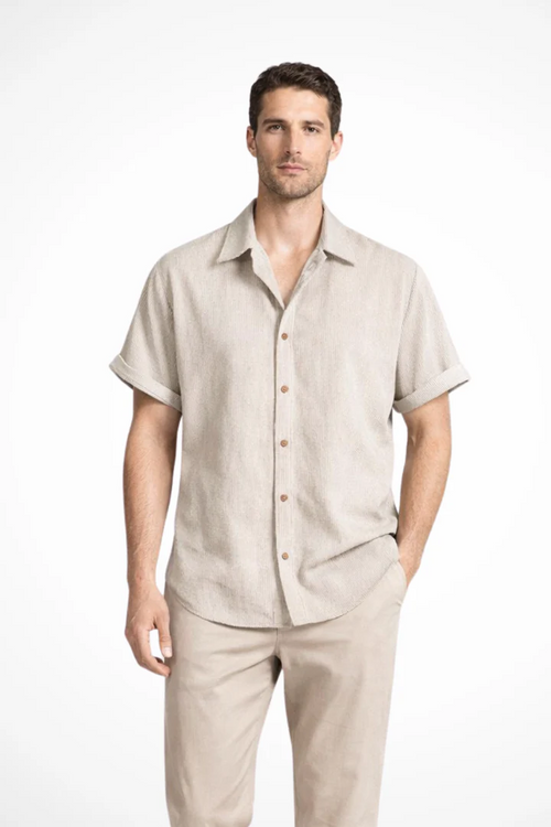 Men's Button-Down Short-Sleeve Shirt