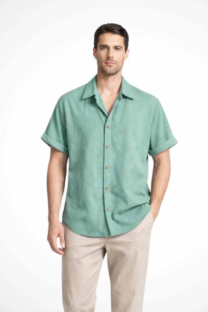 Men's Button-Down Short-Sleeve Shirt