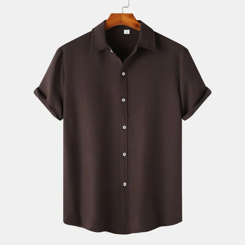 Men's Button-Down Short-Sleeve Shirt