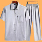 Men's Collared Shirt and Trouser Co-Ord Set