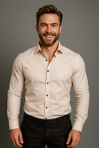 Men’s Long Sleeve Shirt with Wrinkle Free Finish