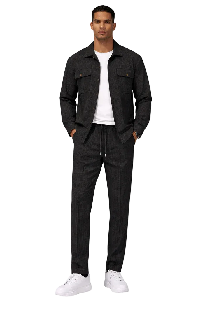 Men's Overshirt and Trousers Set