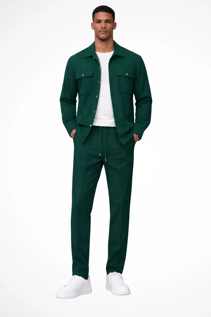Men's Overshirt and Trousers Set