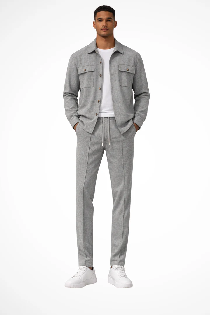 Men's Overshirt and Trousers Set