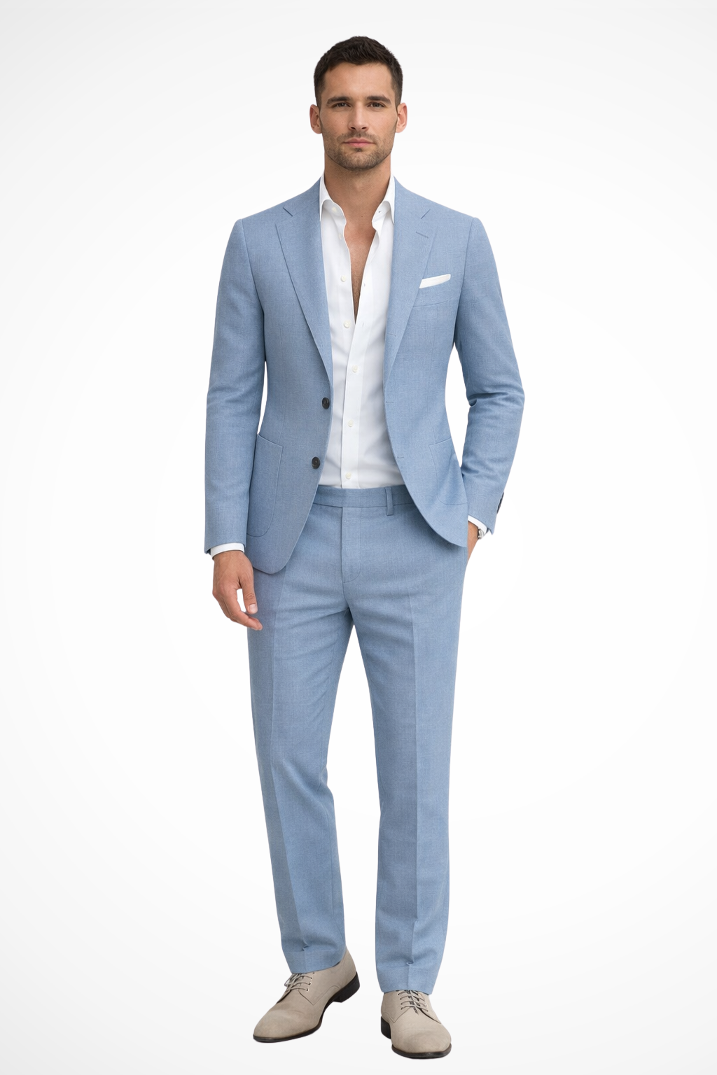 Men's Slim-Fit Suit Set