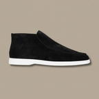 Men’s Slip On Ankle Loafer with Contrast Sole