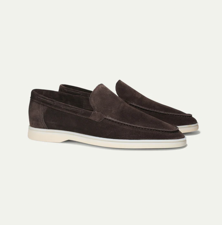 Men’s Slip On Loafers with Stitched Detailing