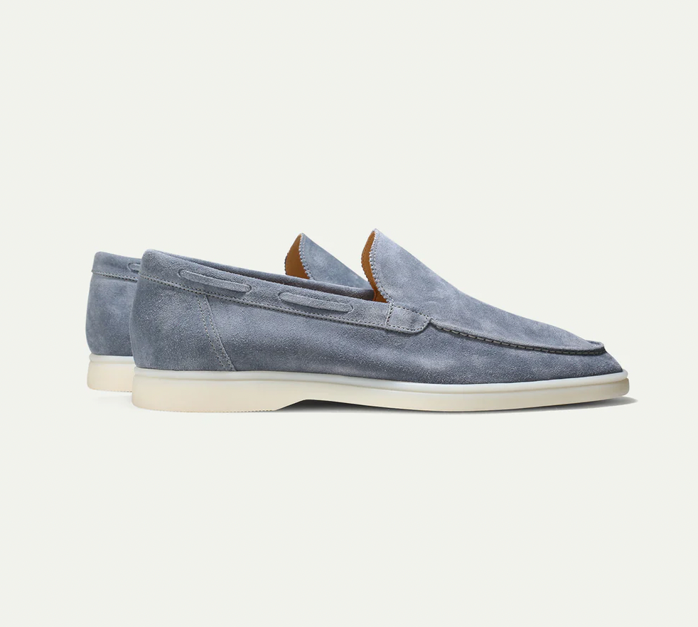 Men’s Slip On Loafers with Stitched Detailing