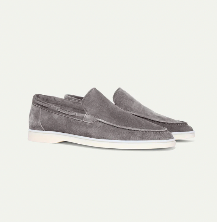 Men’s Slip On Loafers with Stitched Detailing