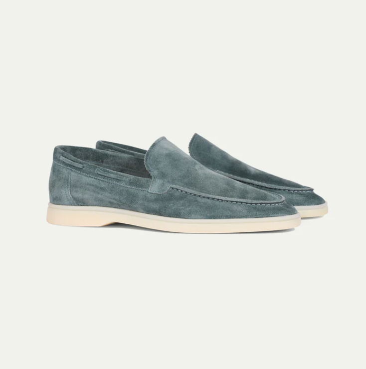 Men’s Slip On Loafers with Stitched Detailing