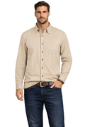 Men's Striped Long-Sleeve Shirt