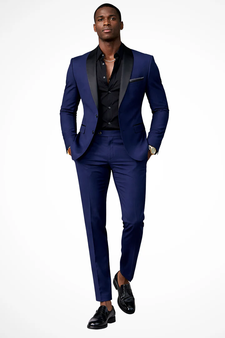 Men's Suit Set with Shawl Lapel