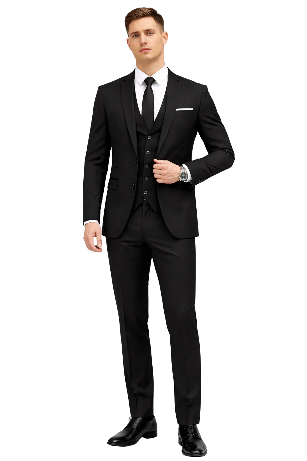 Men's Three-Piece Suit Set