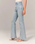 Women's High-Waisted Flared Pants