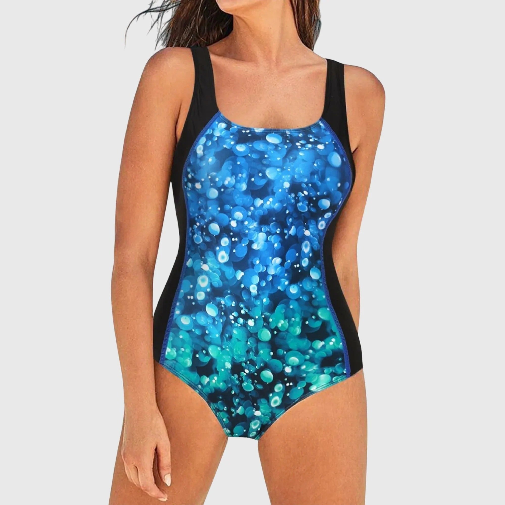 Women's One-Piece Swimsuit with Graphic Print