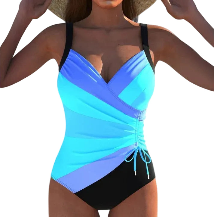Women's Wrap Style One-Piece Swimsuit